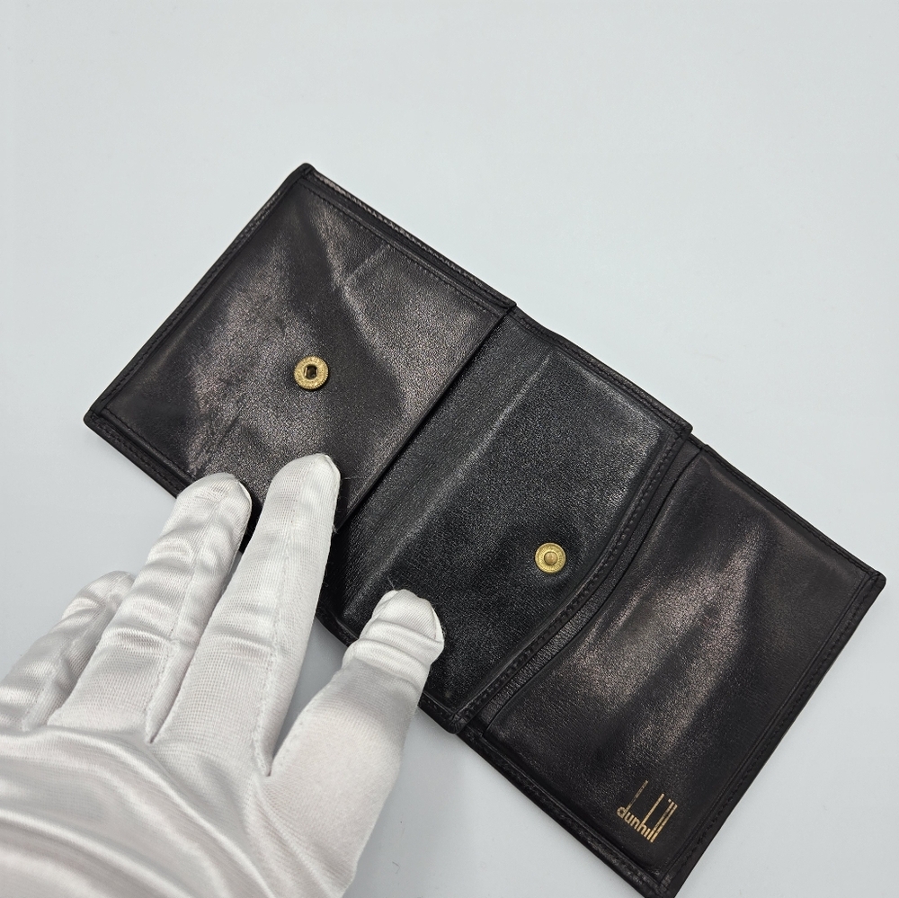 Men's Dunhill Black Leather Wallet - Picture 5 of 8